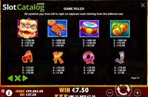 Скрин6. Golden Ox (Pragmatic Play) слот