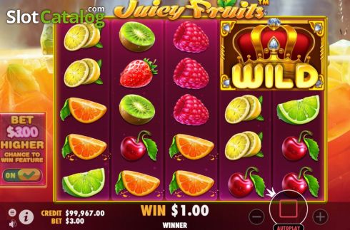 Скрин5. Juicy Fruits (Pragmatic Play) слот
