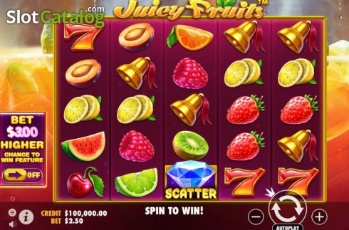 Скрин3. Juicy Fruits (Pragmatic Play) слот