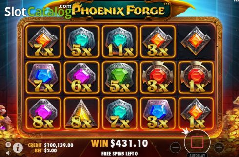 Скрин8. Phoenix Forge слот