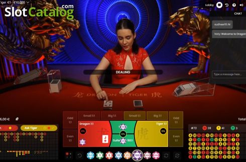 Скрин4. Dragon Tiger Live (Pragmatic Play) слот
