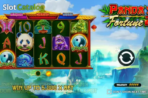 Скрин2. Pandas Fortune 2 слот