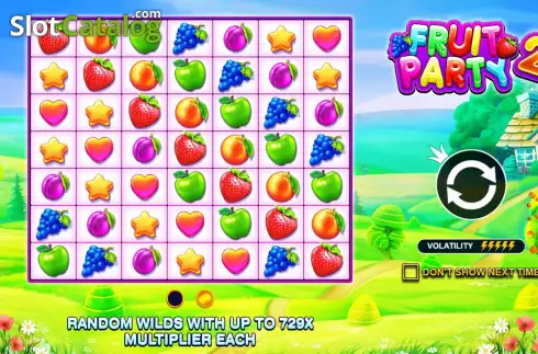 Скрин2. Fruit Party 2 слот