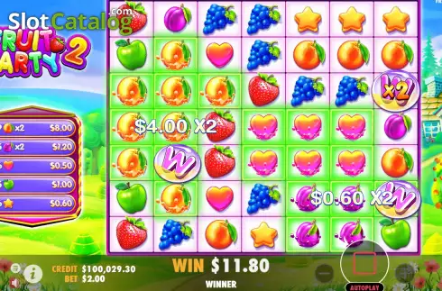 Скрин6. Fruit Party 2 слот