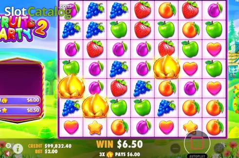 Скрин7. Fruit Party 2 слот