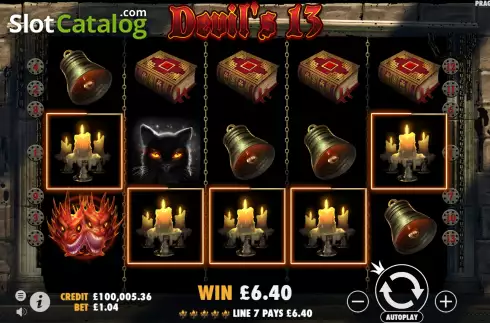 Скрин3. Devil's 13 слот