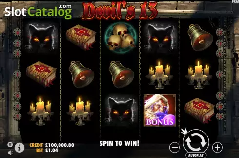 Скрин2. Devil's 13 слот