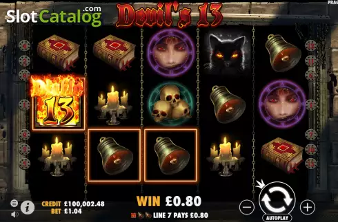 Скрин5. Devil's 13 слот