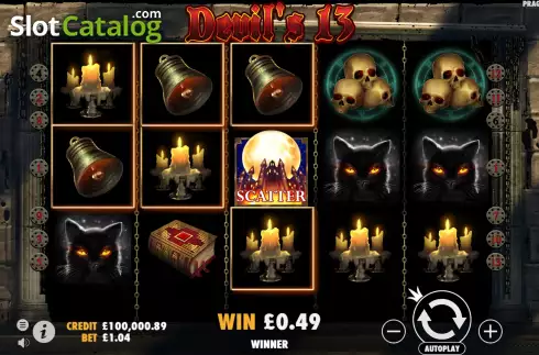Скрин6. Devil's 13 слот