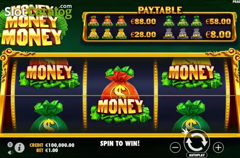 Скрин2. Money Money Money слот