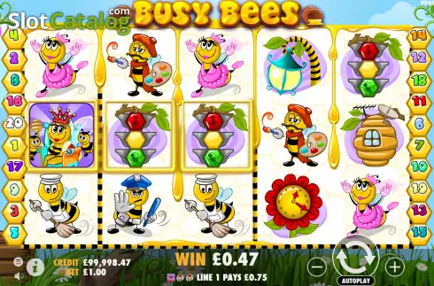 Скрин3. Busy Bees слот