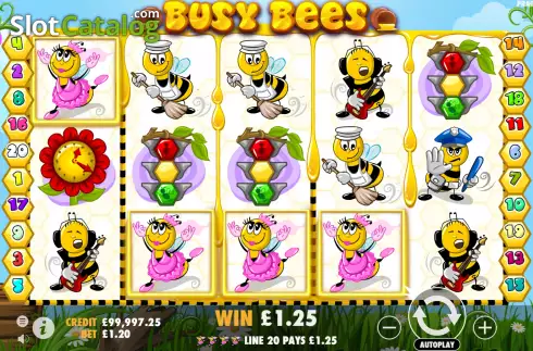 Скрин5. Busy Bees слот