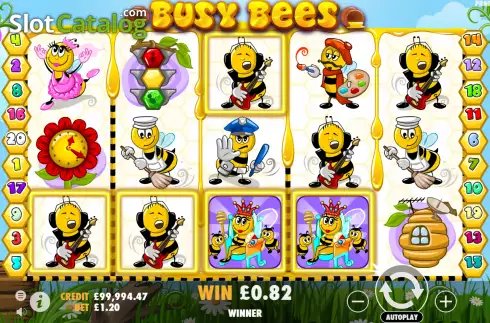 Скрин6. Busy Bees слот
