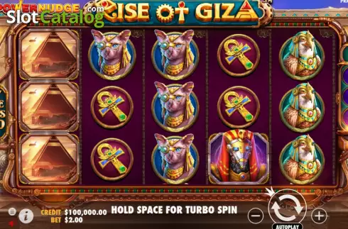 Скрин2. Rise of Giza PowerNudge слот