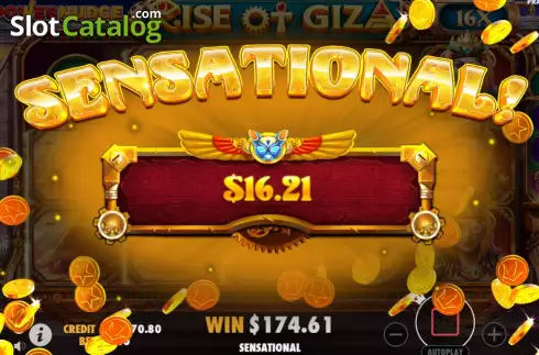 Скрин8. Rise of Giza PowerNudge слот