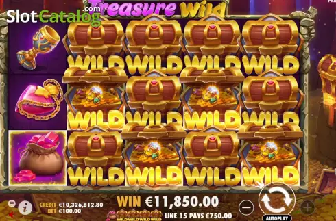 Скрин4. Treasure Wild слот
