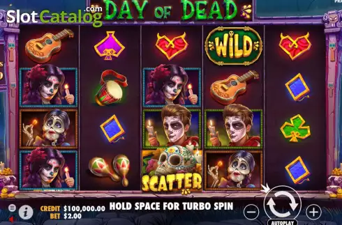 Скрин2. Day of Dead слот