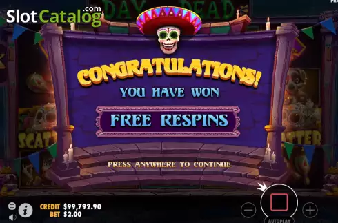 Скрин6. Day of Dead слот