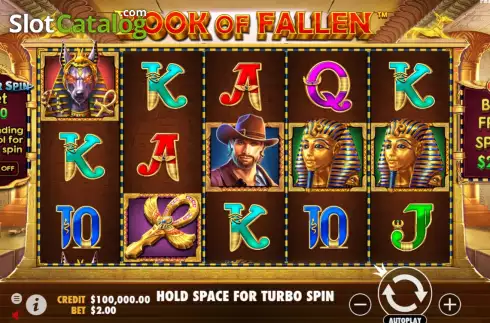 Скрин2. Book of the Fallen слот