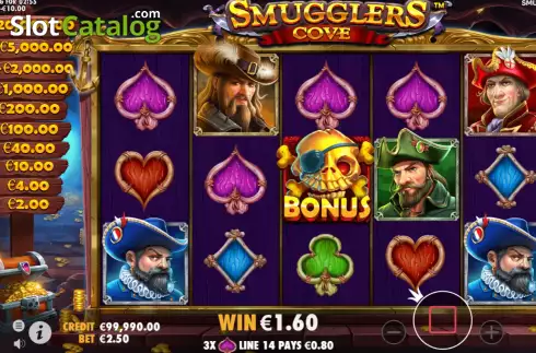 Скрин8. Smugglers Cove слот