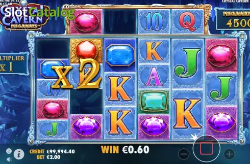 Скрин3. Crystal Cavern Megaways слот