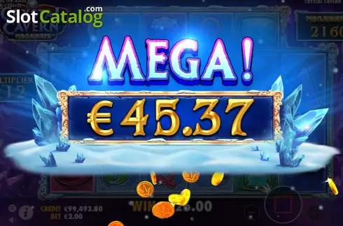 Скрин5. Crystal Cavern Megaways слот