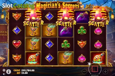 Скрин3. Magician&#039;s Secrets слот