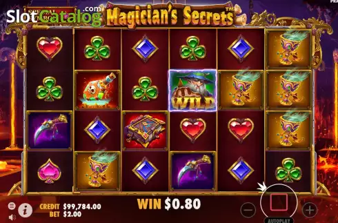 Скрин7. Magician&#039;s Secrets слот