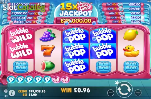 Скрин4. Bubble Pop слот