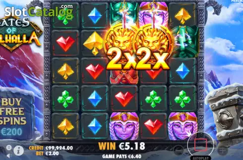 Скрин3. Gates of Valhalla слот