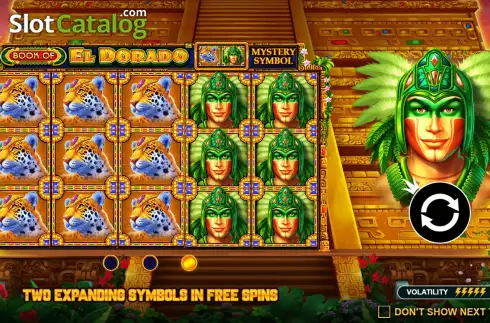 Скрин2. Book of El Dorado слот