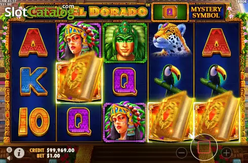 Скрин5. Book of El Dorado слот
