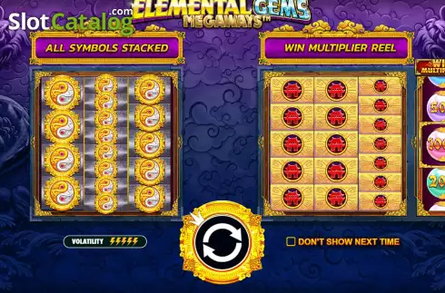 Скрин2. Elemental Gems Megaways слот