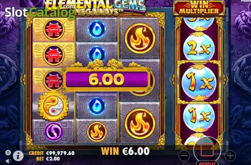 Скрин4. Elemental Gems Megaways слот