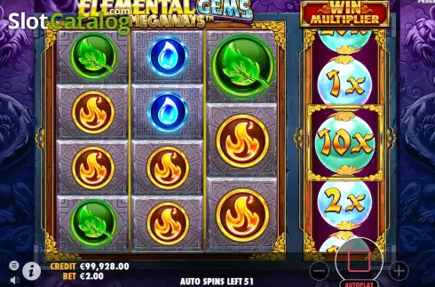 Скрин6. Elemental Gems Megaways слот