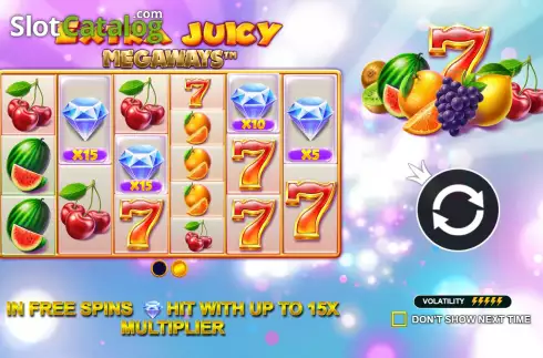 Скрин2. Extra Juicy Megaways слот