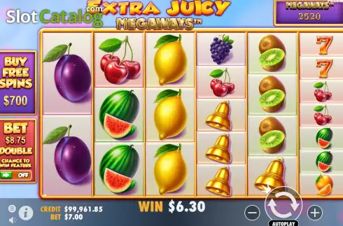 Скрин4. Extra Juicy Megaways слот