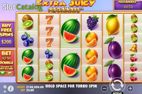 Скрин3. Extra Juicy Megaways слот