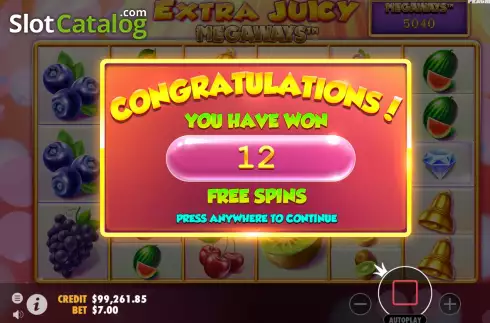 Скрин8. Extra Juicy Megaways слот