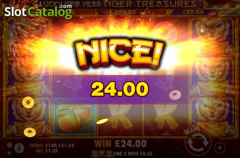 Скрин5. Lucky New Year - Tiger Treasures слот