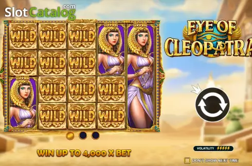 Скрин2. Eye of Cleopatra слот