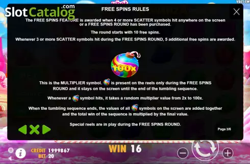 Скрин5. Vbet Sweet Bonanza слот
