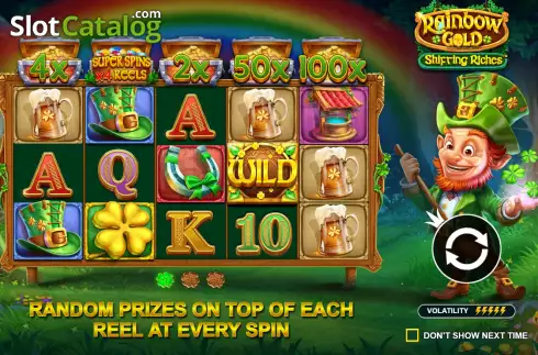 Скрин2. Rainbow Gold (Pragmatic Play) слот