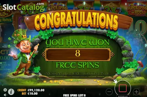 Скрин6. Rainbow Gold (Pragmatic Play) слот