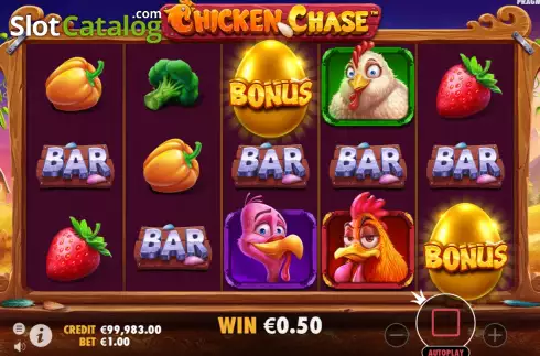 Скрин9. Chicken Chase слот