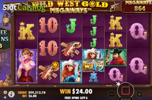 Скрин8. Wild West Gold Megaways слот