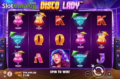 Скрин2. Disco Lady слот