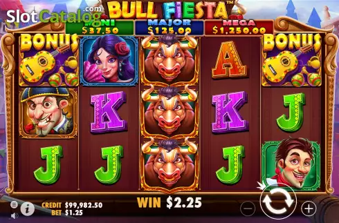Скрин4. Bull Fiesta слот