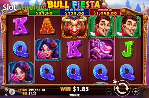 Скрин5. Bull Fiesta слот