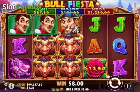 Скрин6. Bull Fiesta слот